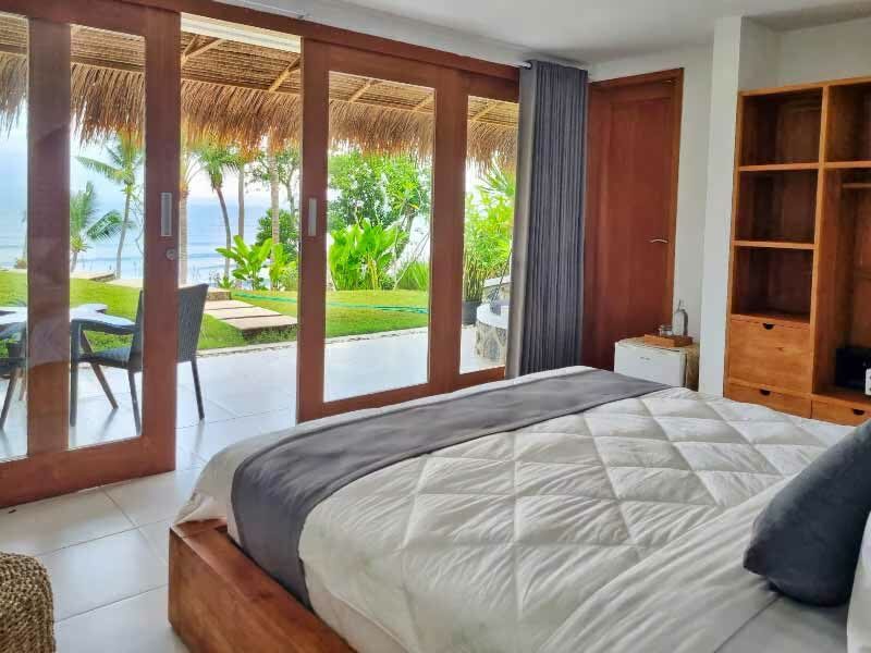 vu sur la mer depuis la chambre
